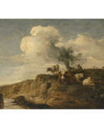 Пьер-Луи де ла Рив. Pierre Louis de La Rive (Larive-Godefroy), zugeschrieben. Herder with cattle in a shoreland