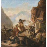 Johann Baptist Pflug, zugeschrieben. Szene aus dem Tiroler Befreiungskrieg - Foto 1