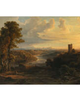 Christian Ernst Bernhard Morgenstern. Isar Valley with Schwaneck Castle