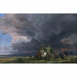 Heinrich Bürkel. Hay harvest with approaching thunderstorm - Auction Items