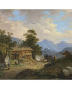 Маттиас Рудольф Тома. Matthias Rudolph Toma. Mountain landscape with farm