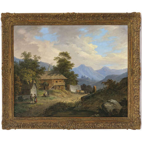 Matthias Rudolph Toma. Mountain landscape with farm - фото 2