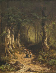 Adolf Lier. Forest landscape