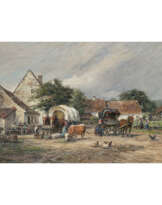 Karl Stuhlmüller. Gasthof bei Etzenhausen