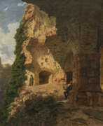 Eduard Tenner. Eduard Tenner. Painter in landscape of ruins