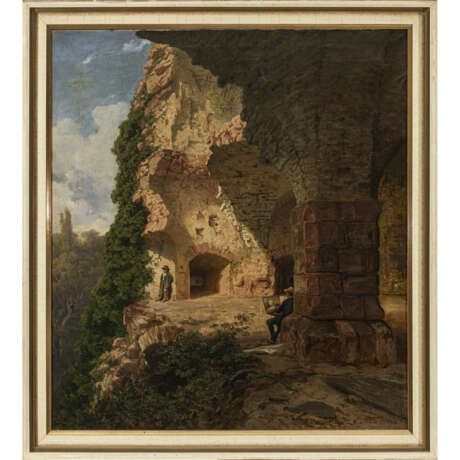 Eduard Tenner. Painter in landscape of ruins - photo 2