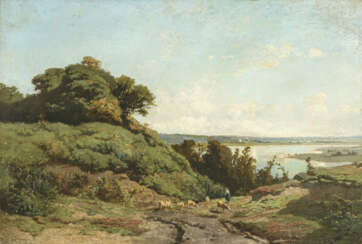 Henri Joseph Harpignies. Extensive landscape