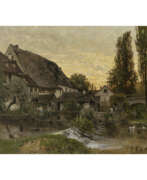 Карл Бухгольц. Karl Buchholz, zugeschrieben. Mill by the river