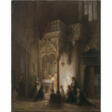 Ferdinand Petzl. Church interior - Auction prices
