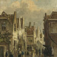 Pieter Gerard Vertin. Dutch street scene - Auction Items