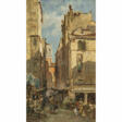 Carl Wuttke. Street scene in Venice - Auction prices