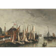 Friedrich Ernst Morgenstern. Fishing port in Vlissingen - Auction prices