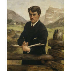 Franz von Defregger. Painting student on the alp