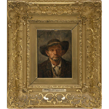 Franz von Defregger. Peasant with hat - фото 2