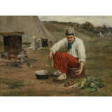 Etienne Prosper Berne-Bellecour. Cook in the field camp - photo 1