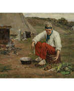 Etienne Prosper Berne-Bellecour. Etienne Prosper Berne-Bellecour. Cook in the field camp