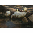 Alexander Koester. Five ducks on the bank - Auction prices