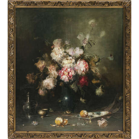 Österreich circa 1900. Magnificent still life with a bouquet of peonies - фото 2