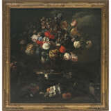 Monogrammist AH Early 20th century. Still life with flowers and fruits - photo 2