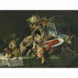 Friedrich van den Daele. Kitchen still life with lobster, hunted game and fruit - Auction Items