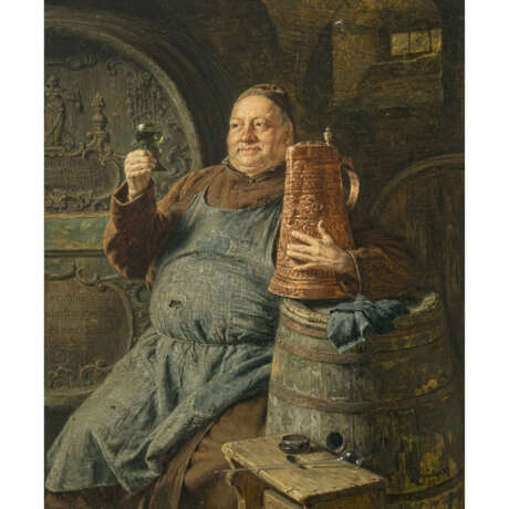 Eduard von Grützner. The wine tasting - фото 1