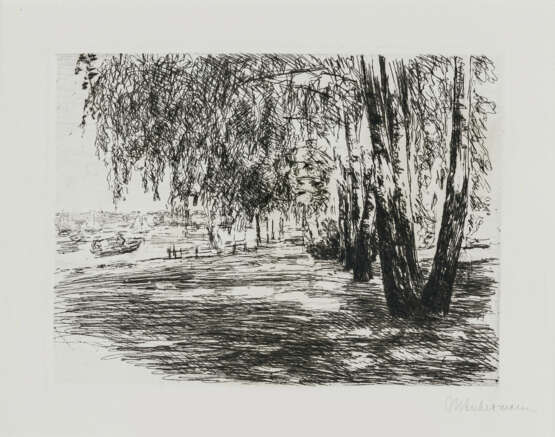 Max Liebermann. Landschaft am Wannsee. 1918 - Foto 1