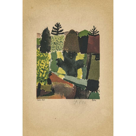 Paul Klee. Park. 1920 - Foto 1