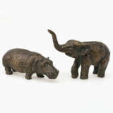 Kurt Arentz. Elephant und Nilpferd - Foto 1