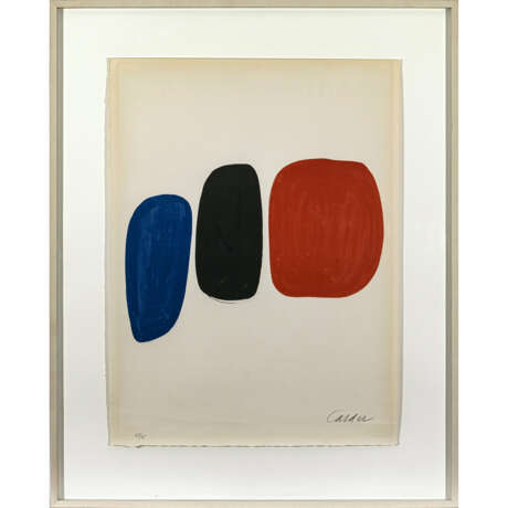Alexander Calder. Blue, black, Red Circles - photo 2