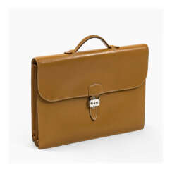 A "sac à dépeches" briefcase. Robert Dumas for Hermès, Paris
