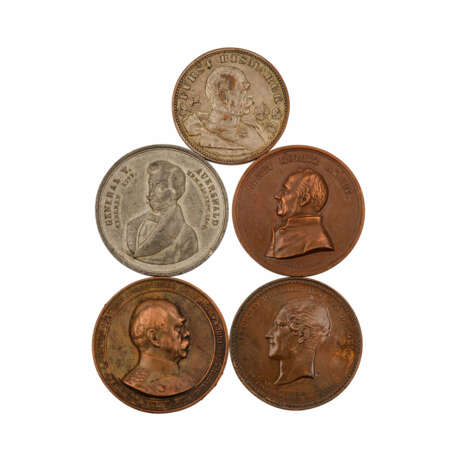 Konvolut von 5 Medaillen, bestehend aus - Foto 1