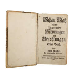 Kuriose Schrift, 1.H. 18. Jahrhundert. - Ambrosius Haude, "Schauplatz vieler