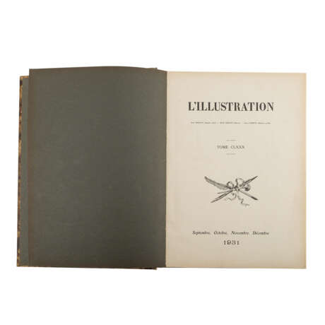 Zeitschriftensammelband L'ILLUSTRATION 1930-er Jahre, - Foto 1