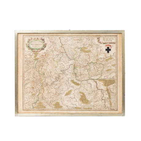Hist. Landkarte des Erzbistums Trier 17. Jahrhundert., neuerer Nachdruck 19./20. Jahrhundert.- - Foto 1