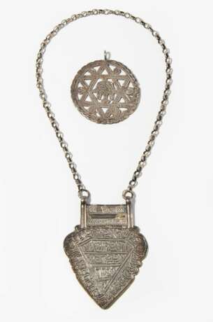 Lot Judaica, 2 Amulette - Foto 1