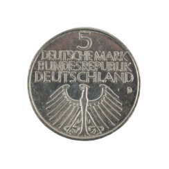 BRD - 5 Deutsche Mark 1952 D Germanisches