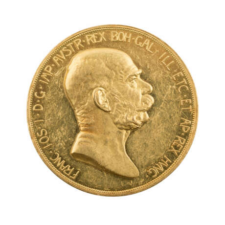 Selten! Österreich/GOLD - 100 Kronen 1908 - photo 2