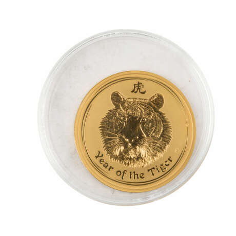 Australien/GOLD - 100 Dollars 2010, Year of the Tiger, vz-stgl., - photo 1