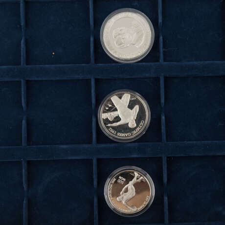 Schatulle Olympische Spiele mit 27 Münzen, - фото 4