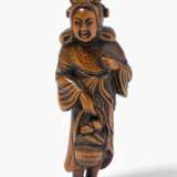 Holz-Netsuke von Mitsunobu - Foto 1