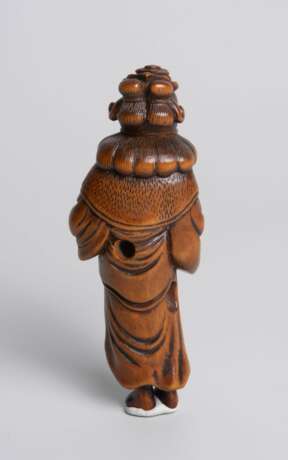 Holz-Netsuke von Mitsunobu - photo 4