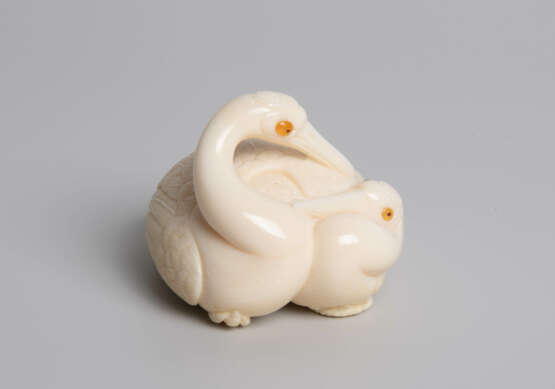 Netsuke von Katsutoshi Saito, Bishu (Tokio 1943–) - photo 5