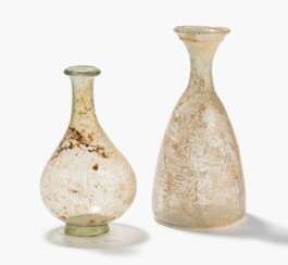 Lot: 2 römische Glasflaschen