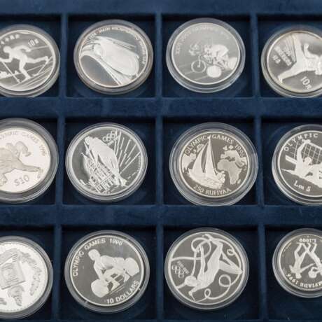 Olympische Spiele Teil I - Schatulle mit 36 Münzen, - Foto 4