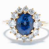 Saphir-Brillant-Ring - Foto 1