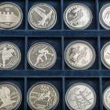Olympische Spiele Teil II - Schatulle mit 42 Münzen, - Foto 3