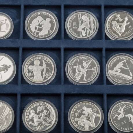 Olympische Spiele Teil II - Schatulle mit 42 Münzen, - Foto 5