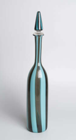 Paolo Venini, Flasche mit Stopfen "A canne, Modell 4497" - photo 2