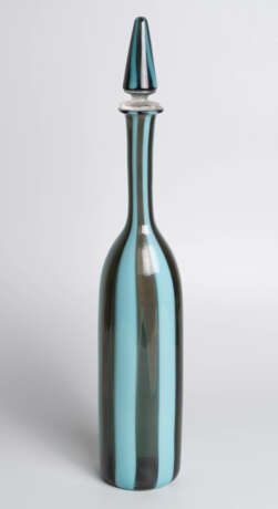 Paolo Venini, Flasche mit Stopfen "A canne, Modell 4497" - photo 4