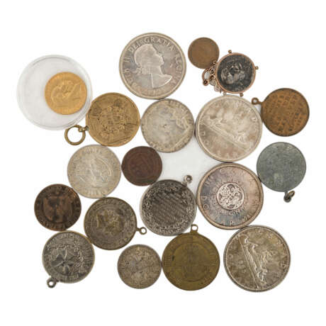 Konvolut Münzen und Medaillen, mit GOLD und SILBER - dabei - photo 2